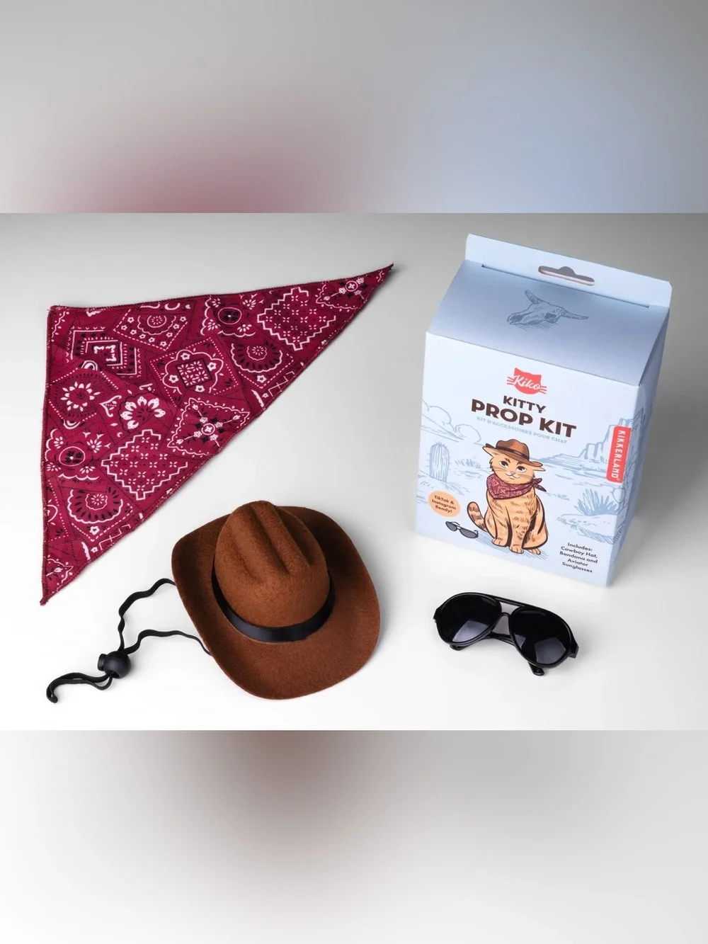 Cowboy Hat & Accessories for Cats, Small Pets